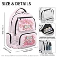 thumbnail image 3 of Garronmavis Axolotl Strawberry Backpack for School Boys Smooth Zippers School Bag Multi-Pocket Book Bag 17 inch for 10-12T Elementary School Students Daily Use, 3 of 6