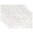 thumbnail image 2 of Rectangular Placemat Set 12'x18' Exquisite Print Durable & Heat Resistant Light Grey Background, 2 of 8