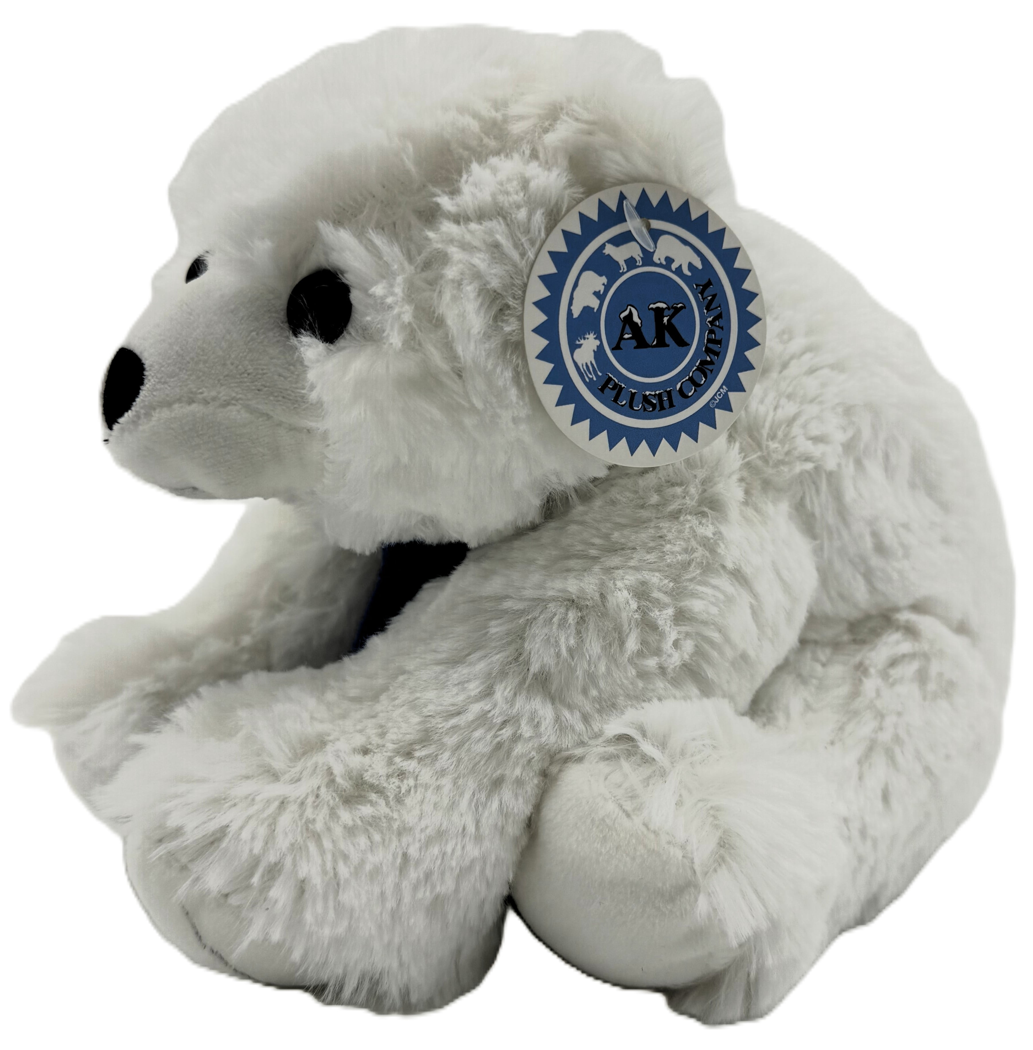 Alaskagift Plush Polar Bear With Scarf