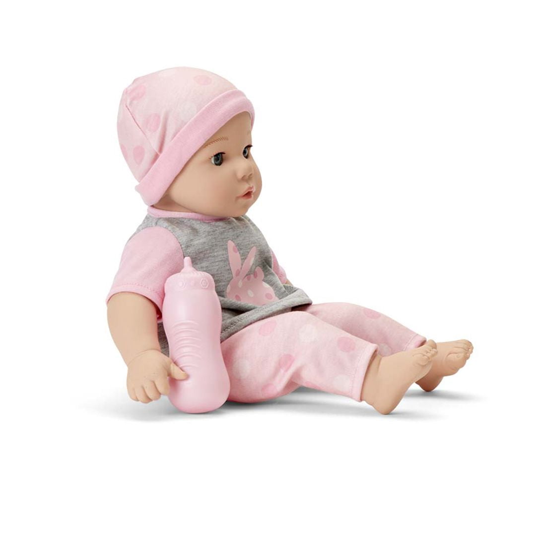 Madame Alexander 14-Inch Sweet Smiles Baby Doll, Pink Bunny, Light Skin Tone