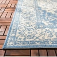 thumbnail image 3 of Safavieh Beach House Mai Traditional Outdoor Area Rug, Cream/Blue, 5'3" x 7'6", 3 of 7