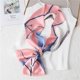 thumbnail image 1 of 2023 Headscarves Skinny Scrunchies Double Layer Satin Hair Ribbon Scarf Women Fashion Headband Scarf Neck Tie Wrist Wrap Ladies, 1 of 4