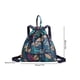 thumbnail image 4 of Mochila Baloncesto Yoga Cordón Plegable Mujer Nylon para Viajes (Hojas), 4 of 6