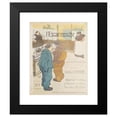 thumbnail image 2 of Henri-Gabriel Ibels 20x24 Black Modern Framed Museum Art Print Titled - L'Escarmouche (1893), 2 of 5