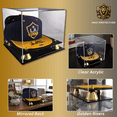 thumbnail image 3 of Max Protection Baseball Hat Display Case with 3/16" UV Protected Acrylic - Premium Cap Display with Mirrored Back for Collectors - Dustproof Baseball Cap Storage, 3 of 8