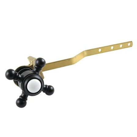 2.75 in. Buckingham Front Mount Toilet Tank Lever, Matte Black