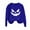 #011-Blue, variant on Neewe Women's Casual Crew Neck Sweatshirt Halloween Printed Loose Soft Long Sleeve Pullover Tops