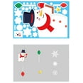 thumbnail image 4 of Christmas Window Clings Electrostatic Stickers Cartoon Santa Claus Elk Snowman Gnome Snowflake Glass Decals Wall Decor, 4 of 7