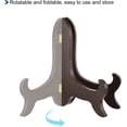 thumbnail image 4 of uxcell 10" Easel Plate Holder, Wooden Folding Display Stand Brown for Decorative Picture Frame, 4 of 6
