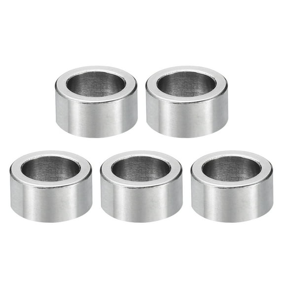 M8 Stainless Steel Spacers, 5Pcs Metal Spacer Stainless Steel 8.2mm ID x 12mm OD x 6mm L for 5/16" or M8 Screw