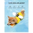 thumbnail image 6 of Dino Dog Life Jacket, Cute High Buoyancy Dog Lifesaver, Ripstop Reflective Dog Life Vest with Rescue Handle for Swimming & Boating, 6 of 7