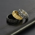 thumbnail image 3 of PAMTIER Men's Stainless Steel 8mm Personalized Vintage Scorpion Biker Rotatable Ring Punk Style Gold Size 8, 3 of 4