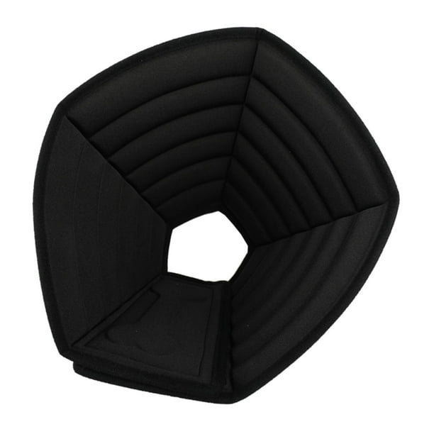 Collares cónicos para perros plegables que evitan mordeduras y arañazos en el cuello, ajustables y protectores. S
