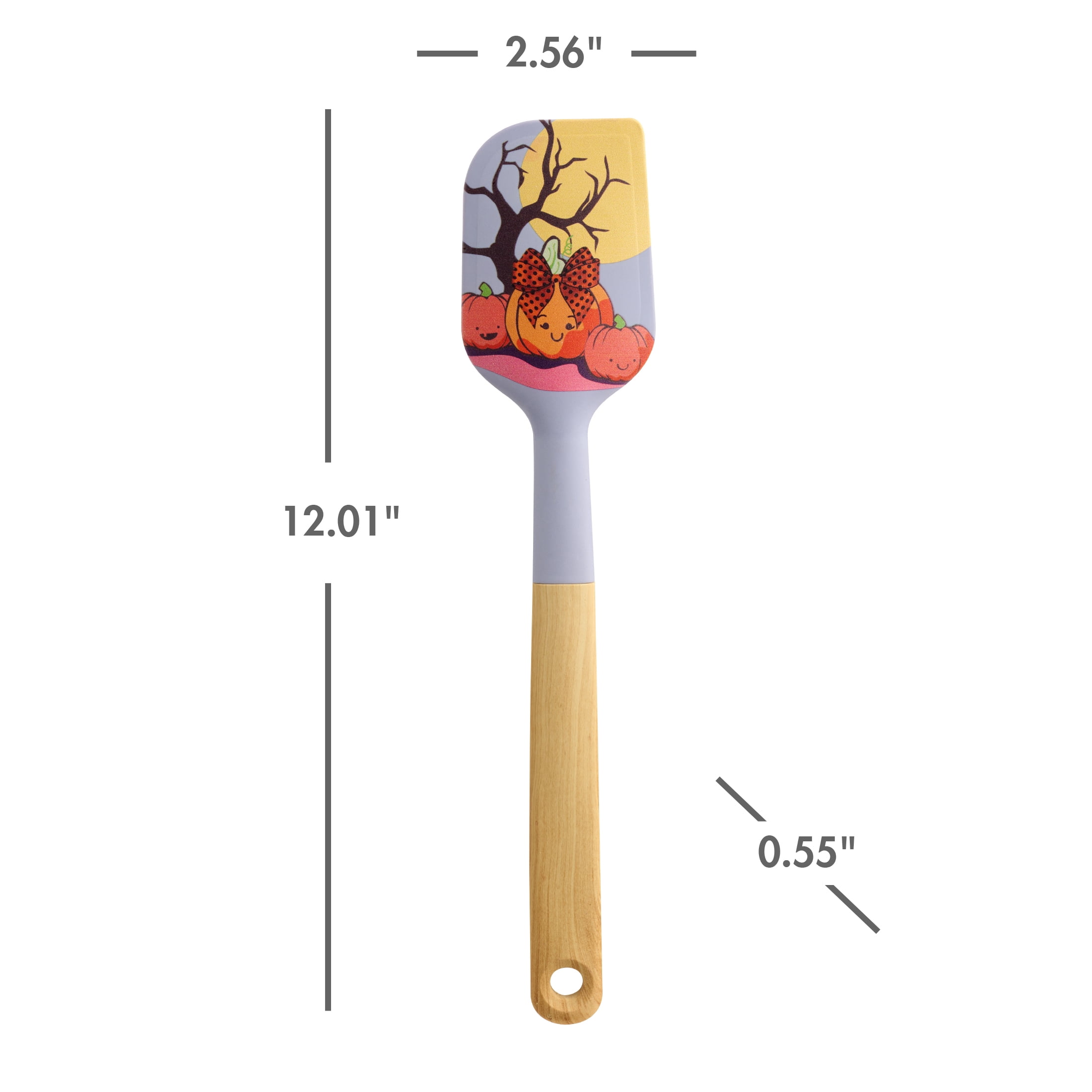 Way To Celebrate Halloween Silicone Spatula Set - Orange, Purple, Pink