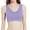 Womens Bras Purple, variant on ylioge Plus Size Sports Bras for Women S-4X Lightweight Wireless No Padded Bralettes Stretchy Pullover Solid Breathable Sleep Underwear Bra