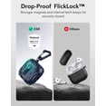 thumbnail image 4 of ESR Protection Case Compatible with AirPods 4 Generation (2024) (USB-C), Drop-Proof Lock & Easy Open, Cyber Series, Blue, 4 of 10