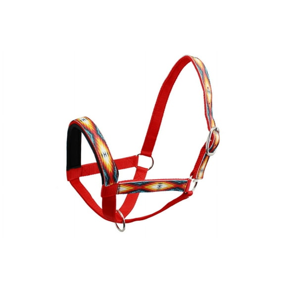 Tahoe Tack Nylon Overlay Sheep and Goat Halter with Padded Noseband - 6 Month Warranty