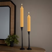 ROOT Candles 7 Grecian Collenette Taper Candles in Butterscotch (Box of 4)