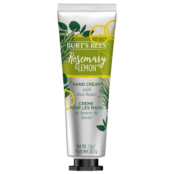 Crema de manos Burt's Bees, romero y limón, 30 ml con manteca de karité