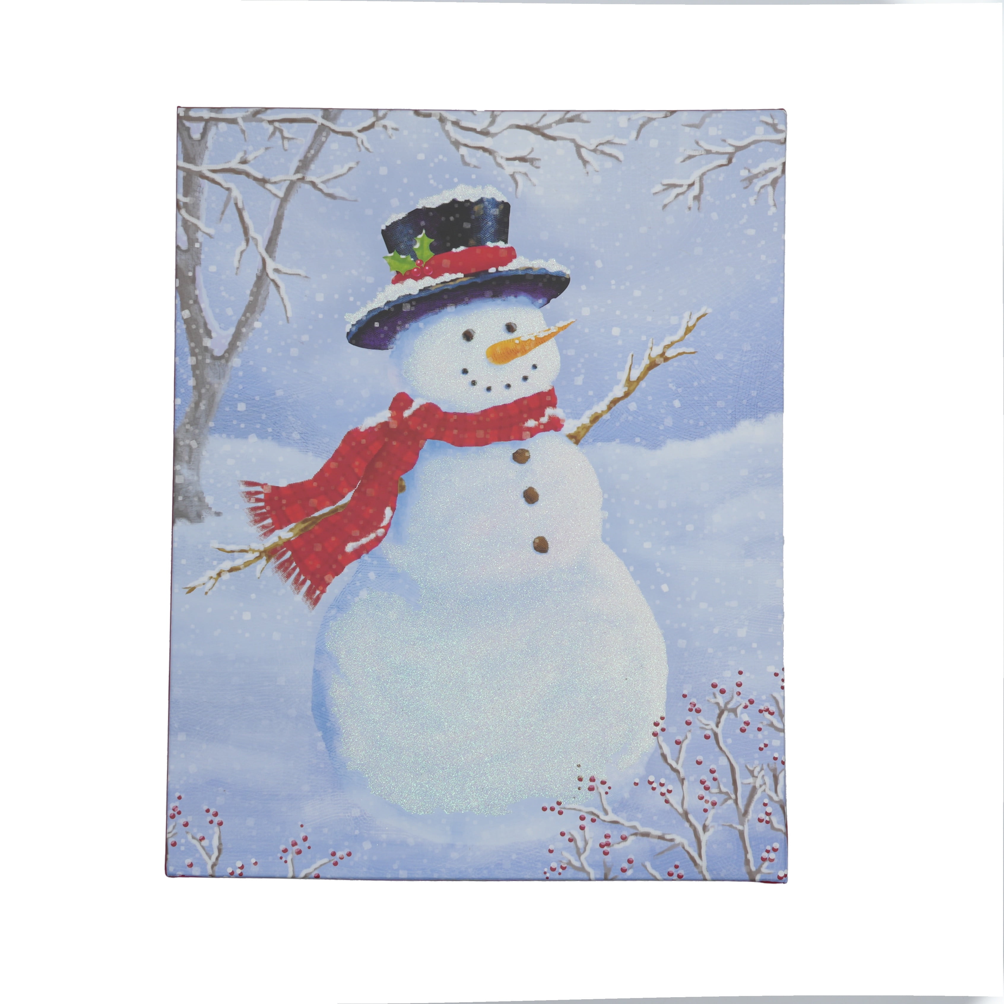 Jumbo Snowman Holiday Gift Box with Lid, 14.75" x 11.75" x 5" (1 Count), by Holiday Time, Jumbo Snowman Box