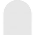 thumbnail image 4 of 20"W x 36"H Round Top Surface Mount PVC Gable Vent: Non-Functional, w/ 3-1/2"W x 1"P Standard Frame, 4 of 13