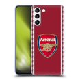 thumbnail image 1 of Head Case Designs Officially Licensed Arsenal FC 2022/23 Crest Kit Home Soft Gel Case Compatible with Samsung Galaxy S21+ 5G, 1 of 7