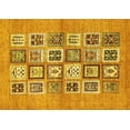 thumbnail image 1 of Ahgly Company Indoor Rectangle Abstract Yellow Modern Area Rugs, 7' x 10', 1 of 4
