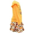 thumbnail image 5 of Unique Baby Girls Thanksgiving Blessings Bodysuit Skirt Set Outfit (2Y, Orange), 5 of 5