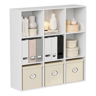 EIGHT LIVING 8loopアイボリー OXYLIFE 8-Cube Storage Shelf, Display Storage Cubes Organizer