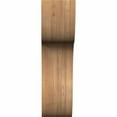 thumbnail image 2 of 5 1/2"W x 12"D x 20"H Carmel Smooth Corbel, Western Red Cedar, 2 of 9