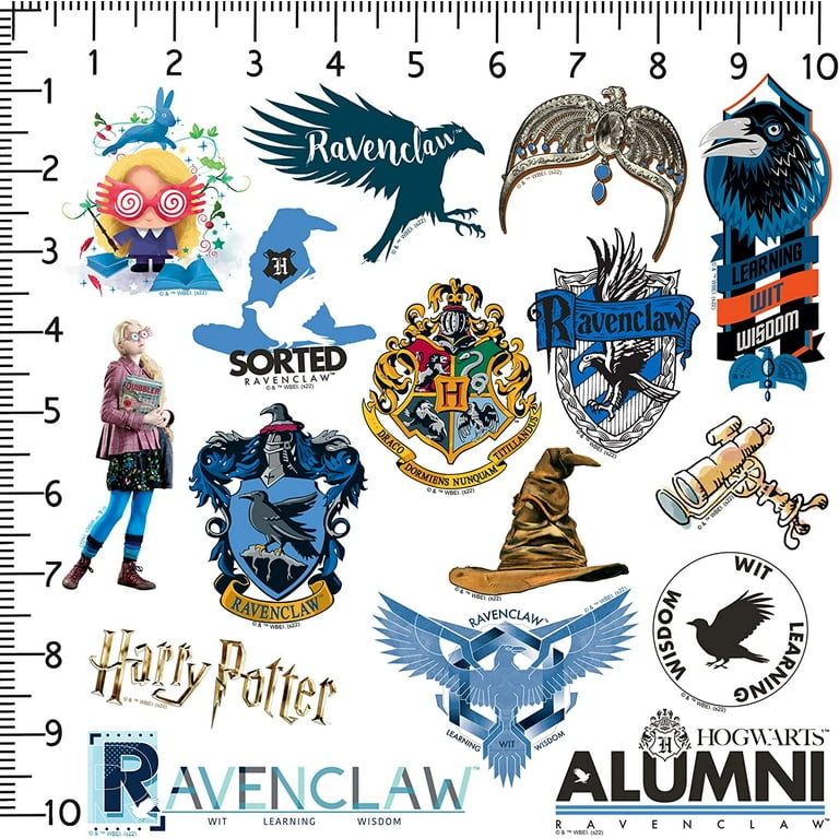 Harry Potter Vinyl Stickers - Chibi Charms - 50 Count