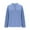 Blue, variant on CHUMUD Women's Corduroy Tops Button Henley Long Sleeve Shirts Solid Color Casual Tunics Blouse Spring Fall Outfits