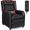 Red, variant on Goplus Massage Gaming Recliner Chair Single Living Room Sofa Home Theater Seat Purple