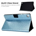 thumbnail image 4 of Lenovo Tab M10 FHD Plus 10.3" Case, Dteck Multi-angle Viewing Stand Glitter PU Leather Folio Case With Built-in Card Slots / Auto Wake Sleep, Blue, 4 of 5
