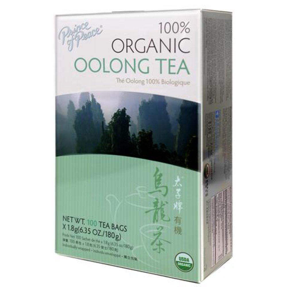 PRINCE OF PEACE ORGANIC Oolong TEA WEIGHT 100 TEA BAGS X 1.8G 6