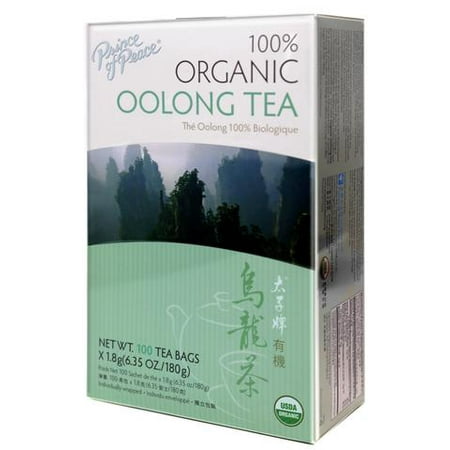 PRINCE OF PEACE ORGANIC Oolong TEA (NET WEIGHT: 100 TEA BAGS X 1.8G 6.35OZ /