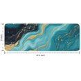 thumbnail image 7 of Blue and Gold Marble Sparkle Waves Pattern Kitchen Rug Mat,Kitchen Runner Rugs Non Skid Washable,Decorative Kitchen Floor Mats for Kitchen,Sink,Laundry,17"x47.2", 7 of 7