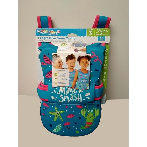 SwimSchool Progressive Swim Trainer with Adjustable Side Buckles