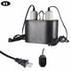 thumbnail image 2 of Reptile Light Fixture Terrarium Heat Lamp Dome Reptile Lighting Stand For Iguanas Hamsters Snakes Habitats Individually Controlled No Bulbs, 2 of 9