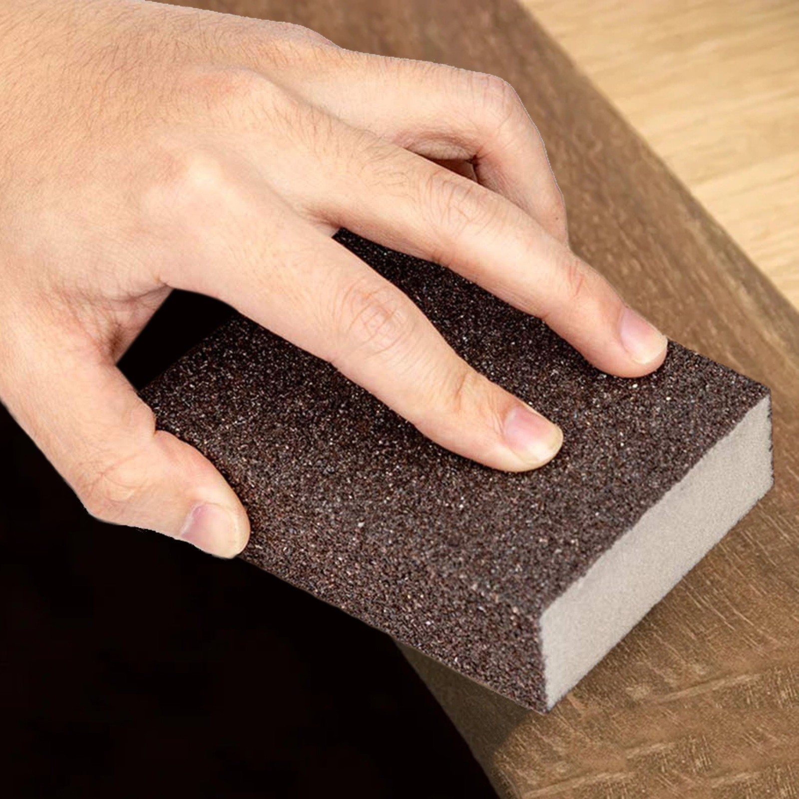 8-Pack Sanding Sponge Blocks – 60/80/120/180/220 Grit Assortment, Washable, Dual & Single Angle For Detail Sanding