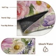 thumbnail image 6 of Purple Pink Floral Area Rugs 3'x5', Washable Small Throw Rugs for Living Room Bedroom, Spring Farmhouse Country Vintage Flower Indoor Outdoor Rug Non-Slip Low Pile Carpet Runner Reversible Floor Mats, 6 of 8