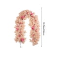 thumbnail image 3 of Pumpkin Maple Leaf Vine, Thanksgiving Fall Garland Decoration, Artificial Hanging Rattan, Halloween Harvest Festival Decor, Fireplace Wall Door Table Ornament, 3 of 6