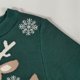 thumbnail image 4 of Gibobby Blusa Termica Niños Suéter de punto de Navidad de animados de manga larga de invierno para niños y niñas, suéter cálido para niños, ropa(Verde, 5-6 Años), 4 of 5