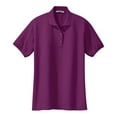 thumbnail image 5 of Mafoose Women's Comfortable Silk Touch Polo Golf Shirt Short Sleeve Deep Berry M, 5 of 7