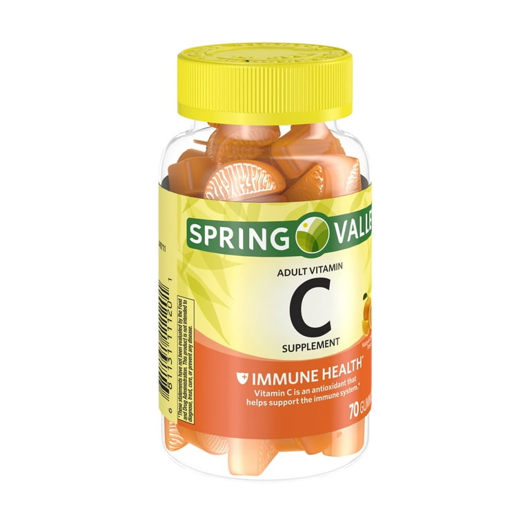 Spring Valley - Gummie Vitamin C 240 mg, 70 Orange Gummies