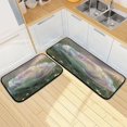 thumbnail image 7 of 2-Piece Kitchen Mat Set Non Slip Washable Floor Mats Decorative Rugs for Kitchen Sink Laundry Rainbow Cabbage, 7 of 7
