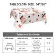 thumbnail image 7 of Wukai Milk Tea Waterproof Tablecloth for Kitchen Dining, Fits Square Tables for 2-4 Seats -54"x54", 7 of 7