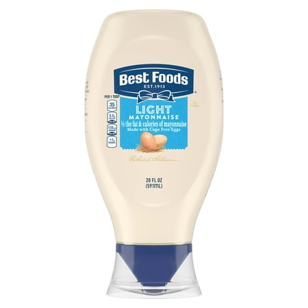 (2 Pack) Best Foods Squeeze Light Mayonnaise, 20 (Best Foods Mayonnaise Coupon)