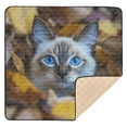 thumbnail image 6 of WOBOGO Blue Eyes Cat Baby Playmats Extra Large Waterproof Rollable Activity Pads for Toddlers 50×50inch, 6 of 7