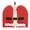 Fun Santa Costume Theme, variant on HELLHERO 1Pcs Teapot Dust Cover Easy to Clean Polyester Canvas Insulation for Friend